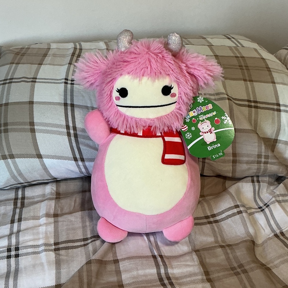 NWT 10” Brina winter hugmee Squishmallow 2022
